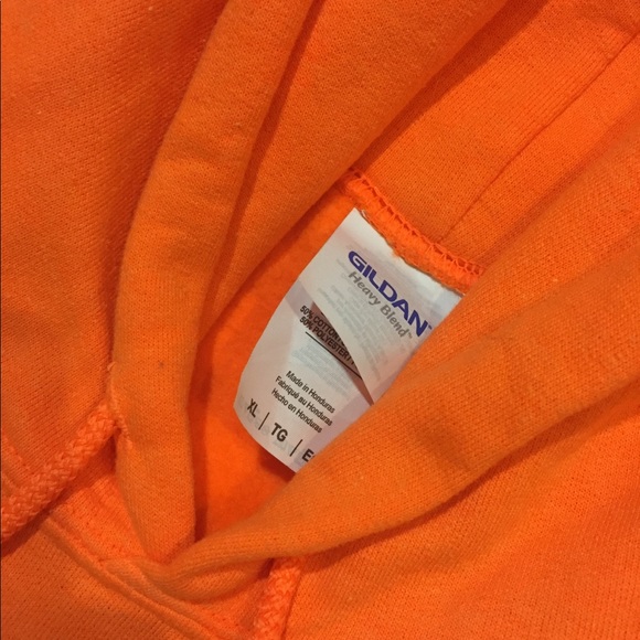 Wyoming Hoodie Orange Authentic - Picture 4 of 4